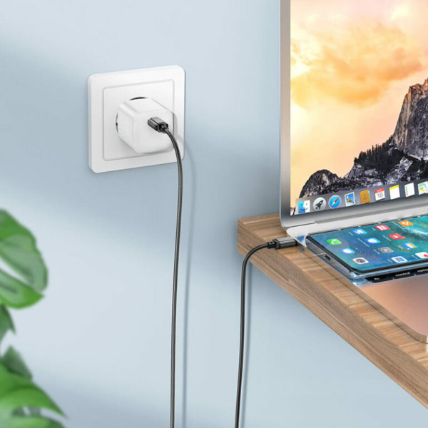 Кабель BOROFONE BX87 Sharp 60W charging data cable for Type-C to Type-C Чорний
