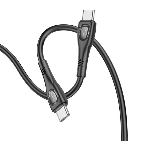Кабель BOROFONE BX98 Type-C to Type-C Superior 60W charging data cable Чорний