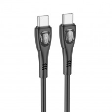 Кабель BOROFONE BX98 Type-C to Type-C Superior 60W charging data cable Чорний