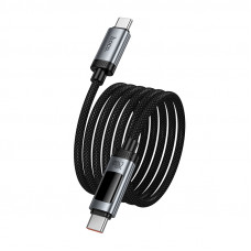 Кабель HOCO U148 Lord 100W digital display charging data cable Type-C Black (6942007668675)