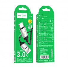 Кабель HOCO X117 Star charging data cable Type-C Black (6942007652568)