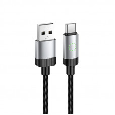 Кабель HOCO X117 Star charging data cable Type-C Black (6942007652568)