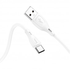 Кабель HOCO X61 Ultimate silicone charging data cable for Type-C White (6931474747853)
