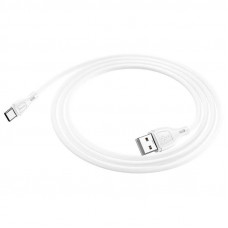Кабель HOCO X61 Ultimate silicone charging data cable for Type-C White (6931474747853)