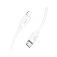 Кабель HOCO X87 Magic silicone PD charging data cable for iP Білий