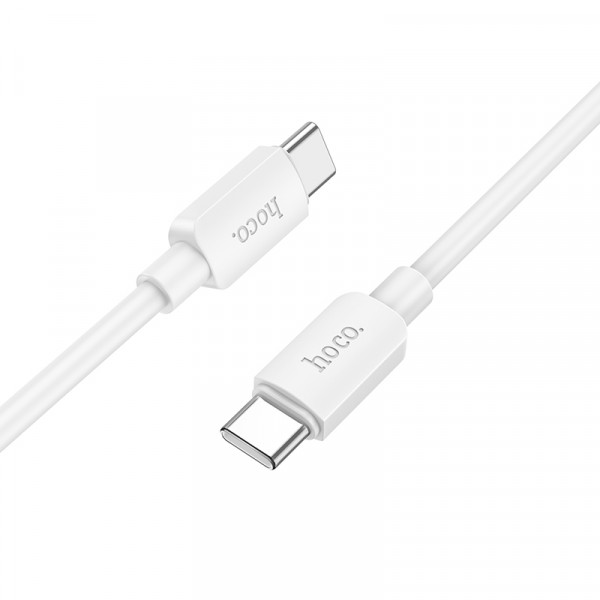 Кабель HOCO X96 Hyper 60W fast charging data cable Type-C to Type-C White (6931474799128)