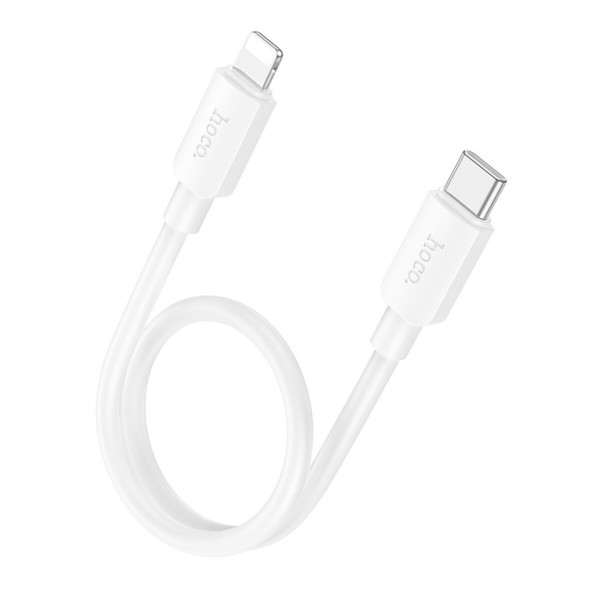 Кабель HOCO X96 Hyper PD charging data cable iP (L=0.25M) White