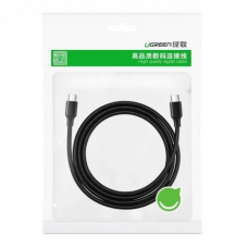Кабель UGREEN US286 USB 2.0 Type C to Type C Cable Nickel Plating 1m (Black) (UGR-50997) (UGR-50997)