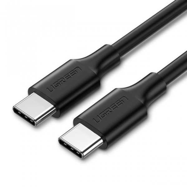 Кабель UGREEN US286 USB 2.0 Type C to Type C Cable Nickel Plating 1m (Black) (UGR-50997) (UGR-50997)