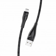 Кабель Usams US-SJ393 U41 Micro Braided Data and Charging Cable 1m Чорний