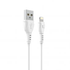 Кабель Wibrand Boa PVC charging data cable for iP 1m White (WI.DC/BO1W-UL)