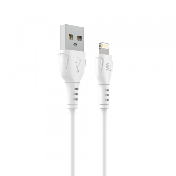 Кабель Wibrand Boa PVC charging data cable for iP 1m White (WI.DC/BO1W-UL)