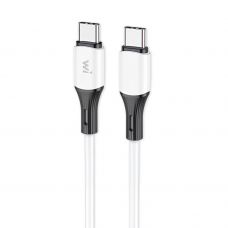 Кабель Wibrand Mamba 60W silicone charging data cable 1m C to C White (WI.DC/MA1W-CC)