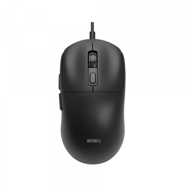 Маніпулятор миша бездротова WIWU USB2.0 Wired Mouse WM111 Black (6977703656879)