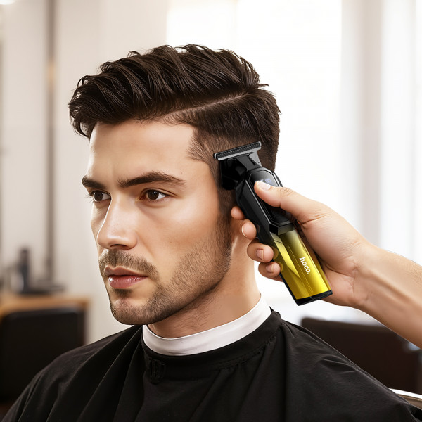 Машинка для стрижки HOCO HP27 Engraving electric hair clipper Gold (6942007674638)