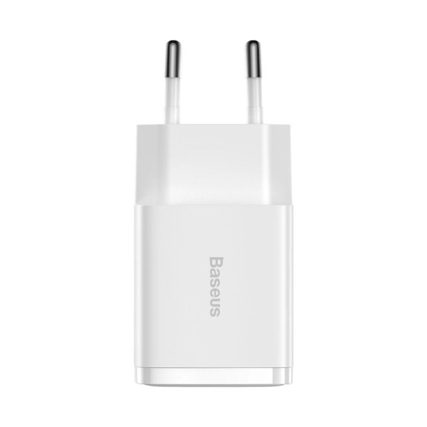 Мережевий зарядний пристрій Baseus Compact Charger 2U 10.5W EU Білий