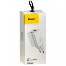 Мережевий зарядний пристрій Baseus Home Charger 1USB QC3.0 12V/2A Білий