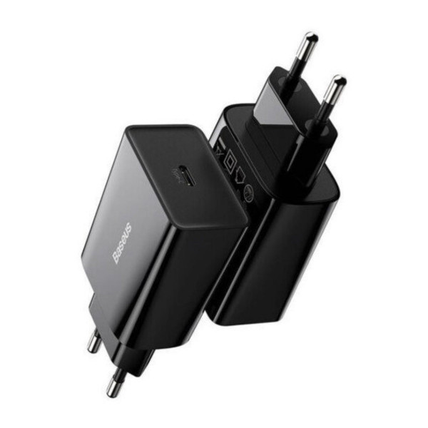 Мережевий зарядний пристрій Baseus Speed Mini Quick Charger 1C 20W EU Black