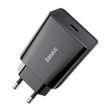 Мережевий зарядний пристрій Baseus Speed Mini Quick Charger 1C 20W EU Чорний