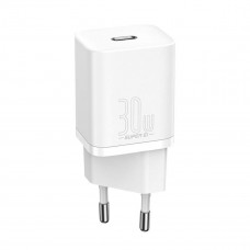 Мережевий зарядний пристрій Baseus Super Si quick charger IC 30W EU Білий