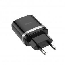 Мережевий зарядний пристрій HOCO C12Q Smart QC3.0 charger 18W Black (6931474716255)