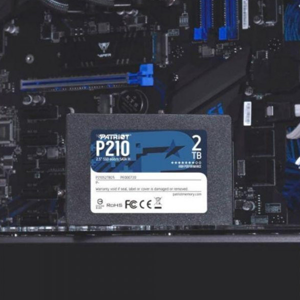 Накопичувач SSD Patriot P210 2TB 2.5" 7mm SATAIII 3D QLC (P210S2TB25)