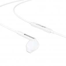 Навушники ACEFAST L13 USB-C semi-in-ear wired earphones with mic White (6974316286691)