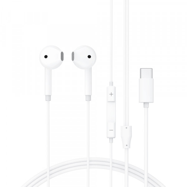 Навушники ACEFAST L13 USB-C semi-in-ear wired earphones with mic White (6974316286691)