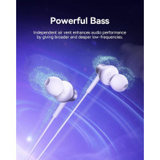 Навушники Baseus Encok CZ11 Wired Earphones Moon White (A00164300213-Z1)