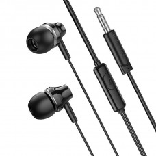 Навушники BOROFONE BM74 Singer universal earphones with microphone Black (6974443388220)