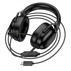 Навушники ігрові HOCO W113 Dynamic USB7.1 channel gaming headphones Black (6942007664127)