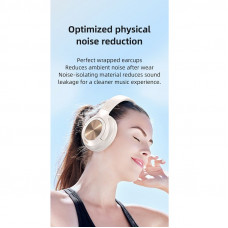 Навушники USAMS-YH21 Wireless Headphone- YH Series BT5.3 бежевий