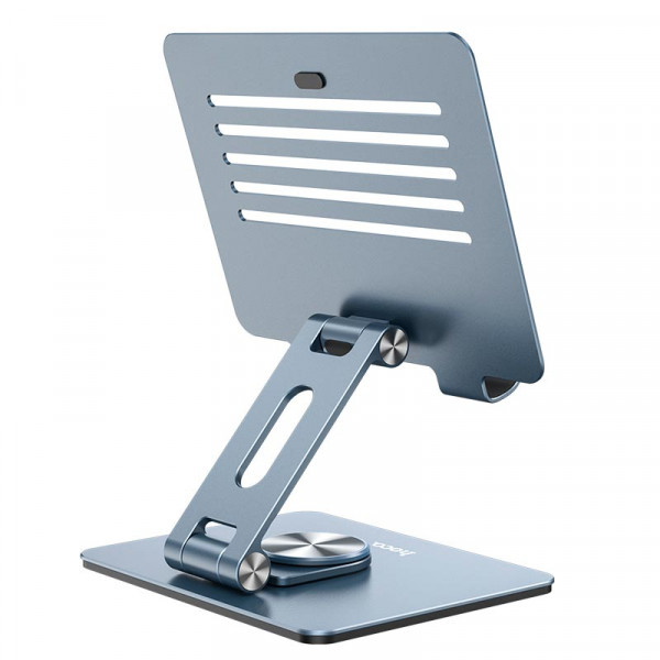 Підставка для планшета HOCO PH52 Might metal rotating tablet desktop holder Metal Gray (6931474788979)
