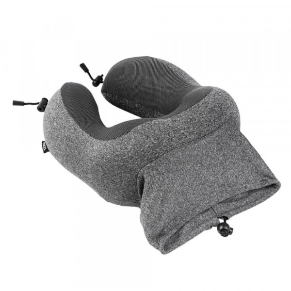 Подушка для подорожі HOCO HX70 slow rebound memory foam U-shaped pillow Black (6942007664677)