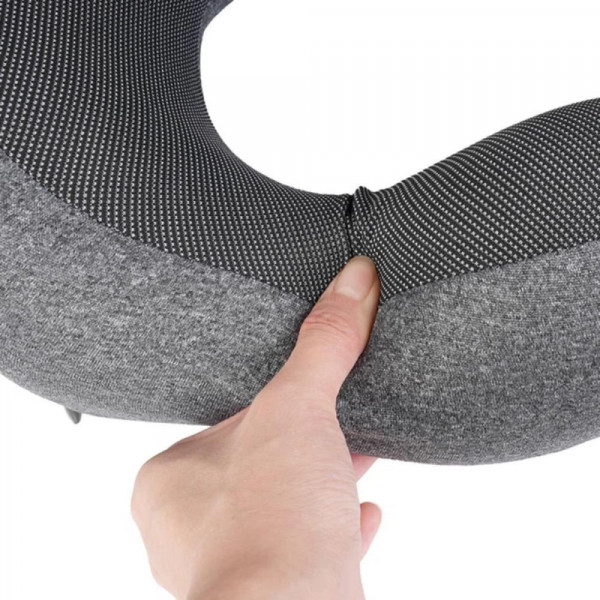 Подушка для подорожі HOCO HX70 slow rebound memory foam U-shaped pillow Black (6942007664677)