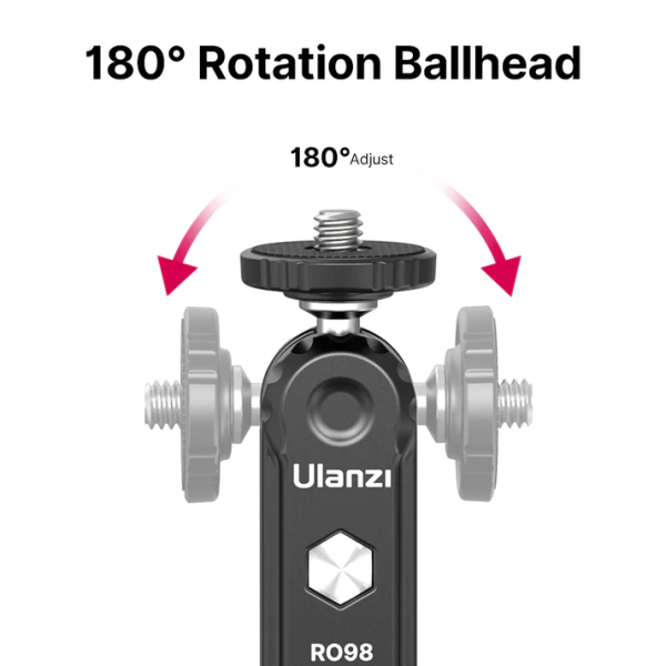 Шарнірне кріплення Ulanzi R098 Double Ball Heads with Code Shoe Mount (UV-2954 R098) (2954)