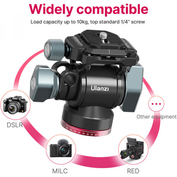 Штативна голова Ulanzi U-190 Hydraulic Head Mini (2895)