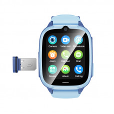 Смарт-годинник HOCO Y106 4G children phone watch Blue (6942007658706)
