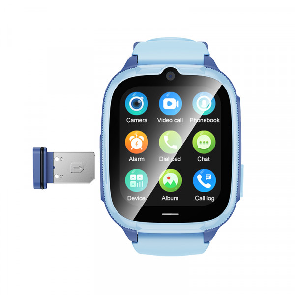 Смарт-годинник HOCO Y106 4G children phone watch Blue (6942007658706)
