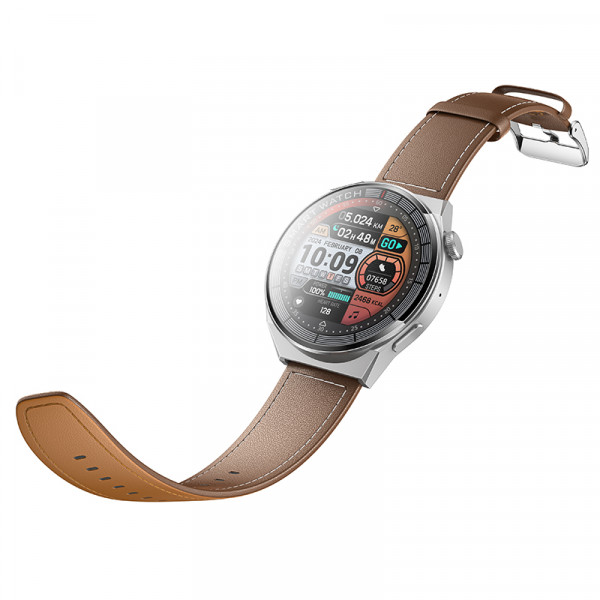 Смарт-годинник HOCO Y35 36mm. 250 mAh. IP67 Smart sports watch(call version) Silver (6942007663656)