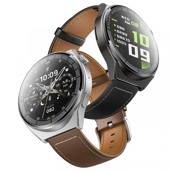 Смарт-годинник HOCO Y35 36mm. 250 mAh. IP67 Smart sports watch(call version) Silver (6942007663656)