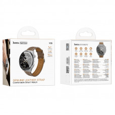 Смарт-годинник HOCO Y35 36mm. 250 mAh. IP67 Smart sports watch(call version) Silver (6942007663656)