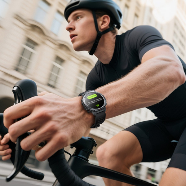 Смарт-годинник HOCO Y37 AMOLED 36mm. 520 mAh. GPS sports watch(call version) Black (6942007666046)