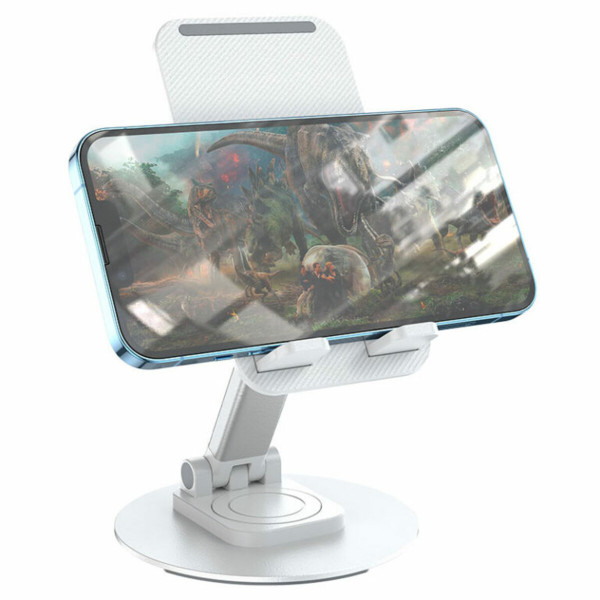 Тримач для мобільного BOROFONE BH75 Flawless folding rotatable desktop holder White