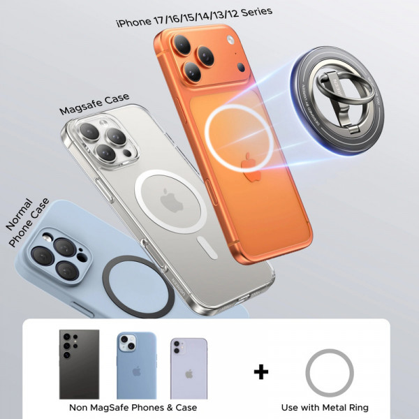 Тримач для телефону UGREEN LP945 Magnetic Phone Ring Holder (UGR-65819)