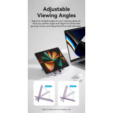 Тримач для телефону Vention Portable Cell Phone Stand Holder for Desk Aluminum Alloy Type Gray (KCZH0)