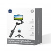 Триосьовий стабілізатор WIWU AI Smart Checking Gimbal PRO Wi-SE016 Black (6977703654363)