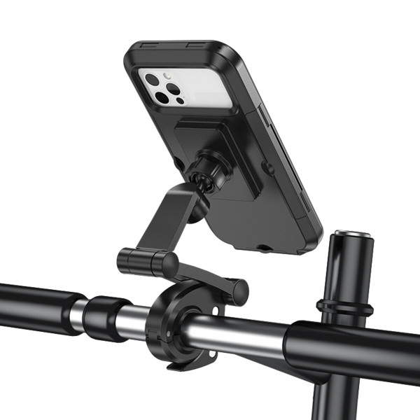 Велотримач для телефона HOCO CA101 Rider waterproof bicycle stand Black