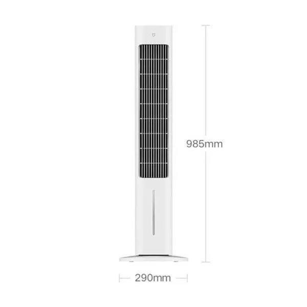 Вентилятор колонний Xiaomi Mijia Smart Evaporative Cooling Fan + (перехідник на EU розетку)