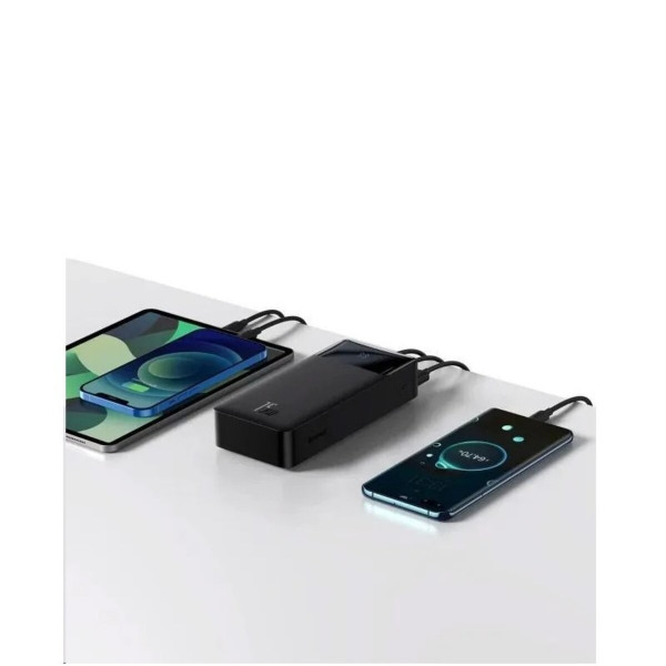 Зовнішній акумулятор Baseus Bipow Digital Display Power Bank 30000mAh 15W Black